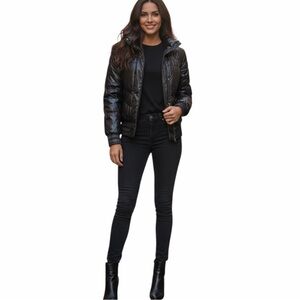 Puma x Scuderia Ferrari Quilted Moto Jacket Black - Women’s XS